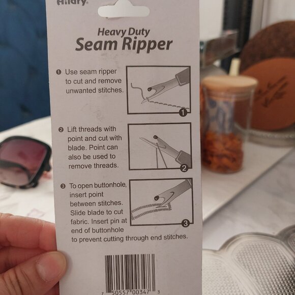 ALLARY Heavy Duty Seam Ripper Blue Sewing Essentials - Picture 3 of 5
